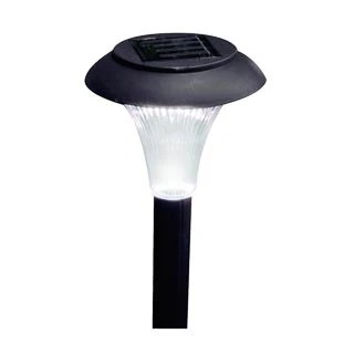 Solar Powered Black Post Lights - White 8pk - Image 2