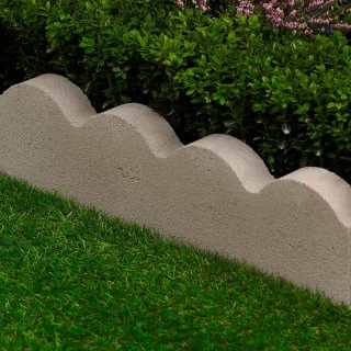 B&M Scallop Edging - Grey