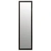 B&M Over Door Mirror 120 X 30cm - Black