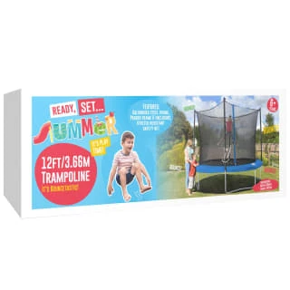 B&M Trampoline & Enclosure 12ft - Image 3