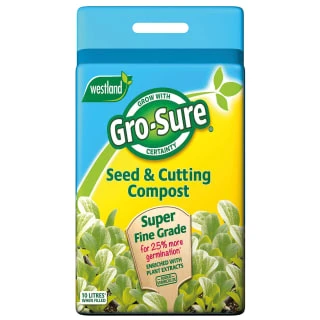 B&M Gro-Sure Seed & Cutting Compost 10L