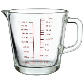 B&M Glass Measuring Jug 500ml - Image 2