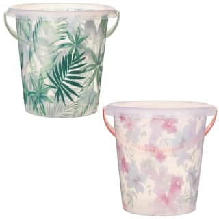 B&M Printed Bucket 12L - Floral - Image 3
