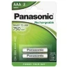 Panasonic Rechargeable AAA Batteries 2pk