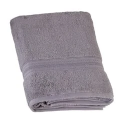 B&M Signature Zero Twist Bath Towel - Grey