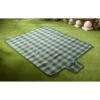 B&M Tartan Picnic Rug - Green