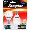 Energizer LED 25W E14 Golf Bulb 2pk