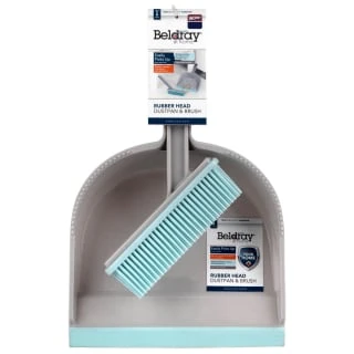 Beldray Rubber Dustpan & Brush