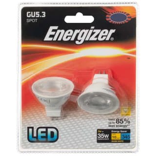 Energizer LED 35W GU5.3 Spot Light 2pk
