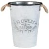 B&M Galvanised Flowers & Garden Bucket
