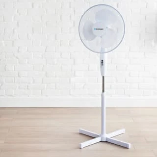 Blaupunkt Oscillating 16" Pedestal Fan - White