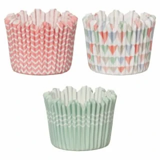 Betty Winters Paper Baking Cases 36pk - Pastel Triangles