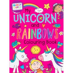 Unicorn & Rainbows Colouring Book