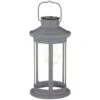 Solar Lantern With Micro LED Bulb - Grey