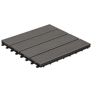B&M Composite Decking Tiles 4pk - Grey - Image 3