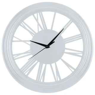 B&M Chicago Clock - White