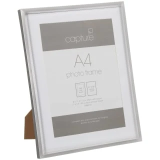B&M A4 Metallic Picture Frame