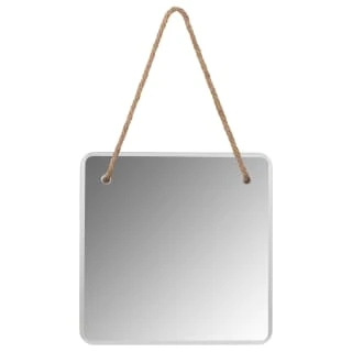 B&M Hanging Mirror - Natural Rope