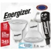 Energizer LED 50W GU10 Bulb 2pk