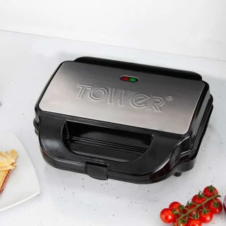 Tower 3-in-1 Deep Fill Snack Maker - Silver - Image 4