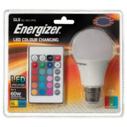 Energizer LED 60W GLS B22 Colour Changing Bulb
