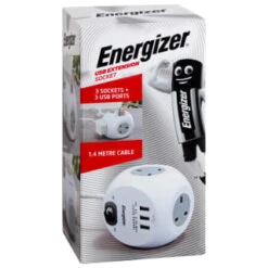 Energizer USB Extension Socket Cube