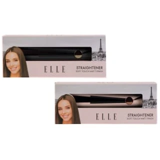 ELLE Hair Straightener - Black - Image 2