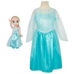 Frozen Disney Princess Doll & Dress - Elsa