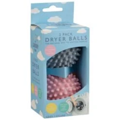 B&M Dryer Balls 2pk - Grey & Blush