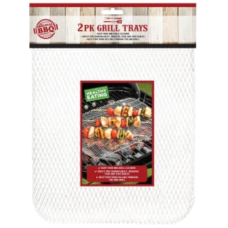 Barbecue Grill Trays 2pk - Image 2