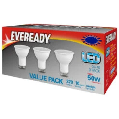 B&M Eveready 50W GU10 LED 3pk
