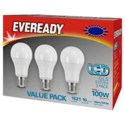 Eveready 100W E27 LED Bulb 3pk