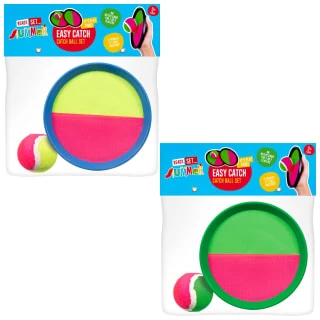 B&M Easy Catch Ball Set 3pk - Green & Pink - Image 2