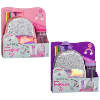 B&M Colour Your Own Fashion Stationery Set - Unicorn - Image 2