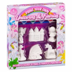 B&M Paint Your Own Unicorns & Fairies 6pk