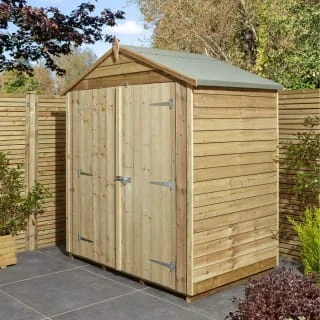 Natural Timber Garden Shed 4 X 6ft - Image 2