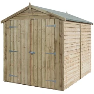 Natural Timber Garden Shed 6 X 8ft