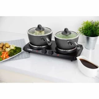 Tower Stainless Steel Double Hot Plate - Image 3