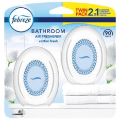 Febreze Bathroom Air Freshener 2pk - Cotton Fresh