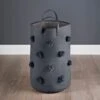 B&M Pom Pom Laundry Hamper - Grey