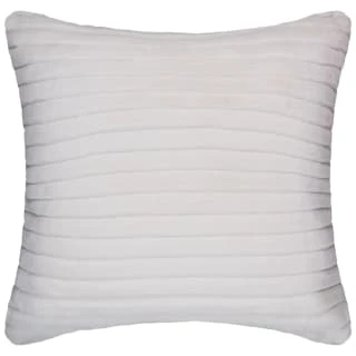 B&M Arctic Sable Faux Fur Cushion 48 X 48cm - Cream
