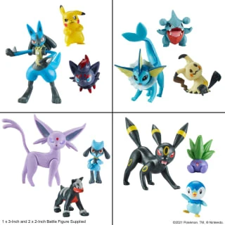 POKEMON Pokémon Battle Figure Set 3pk - Assorted