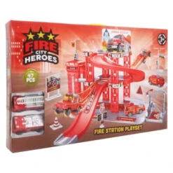 B&M City Heroes - Fire Station Playset 47pcs