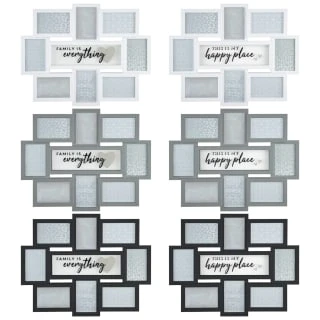 B&M Multi Aperture Photo Frame 8pc - Family Is Everything - Image 4