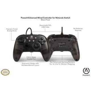 Nintendo Switch Enhanced Wired Controller - Black - Image 3