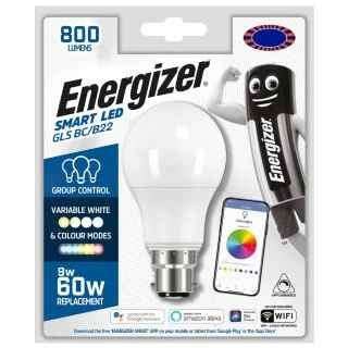 Energizer Smart LED GLS Bulb BC/B22