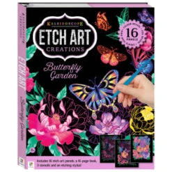 B&M Etch Art Creations - Butterfly Garden