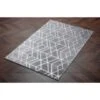 B&M Lexi Microplush Rug 60 X 110cm - Grey
