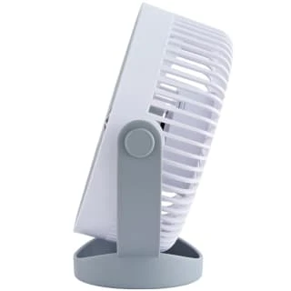 Blaupunkt Cordless Desk Fan 7" - White & Silver - Image 3