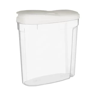 B&M Cereal Storage Container Set 2pk - White - Image 2